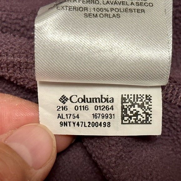 Columbia Women’s Sapphire Trail Half Zip Fleece Pullover Size S - Picture 10 of 10